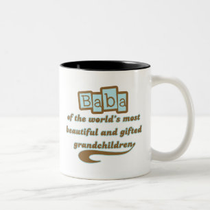 Caneca De Café Em Dois Tons Babá de netos dotado