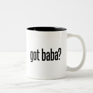 Caneca De Café Em Dois Tons babá obtido