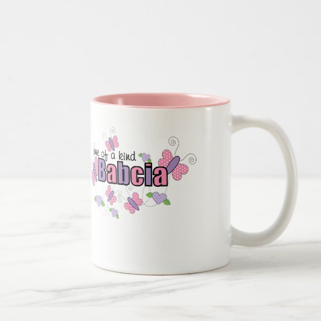 Caneca De Café Em Dois Tons Babcia Única (Direita)