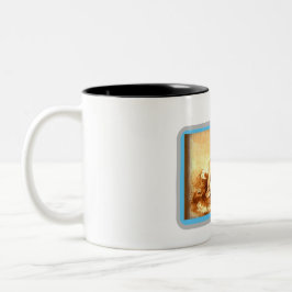 Caneca De Café Em Dois Tons Baby Boy com Little Lamb Mug