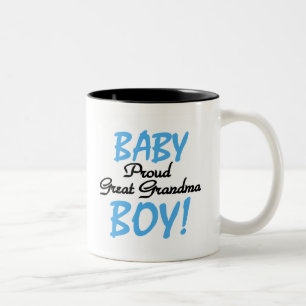 Caneca De Café Em Dois Tons Baby Boy Orud Excelente Avó