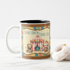 Caneca De Café Em Dois Tons Baby Circus
