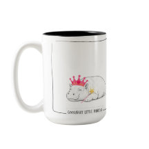 Baby Pygmy Hippo Princess Mug