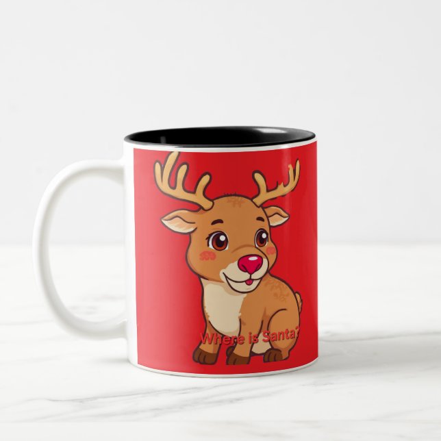 Caneca De Café Em Dois Tons Baby reindeer (Esquerda)