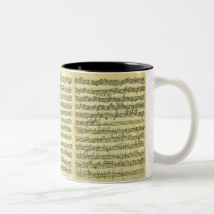 Caneca De Café Em Dois Tons Bach Partita