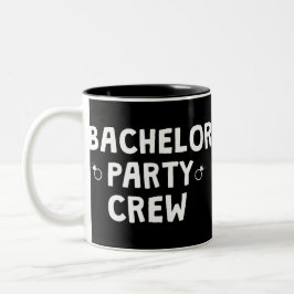 CANECA DE CAFÉ EM DOIS TONS BACHELOR PARTY CREW