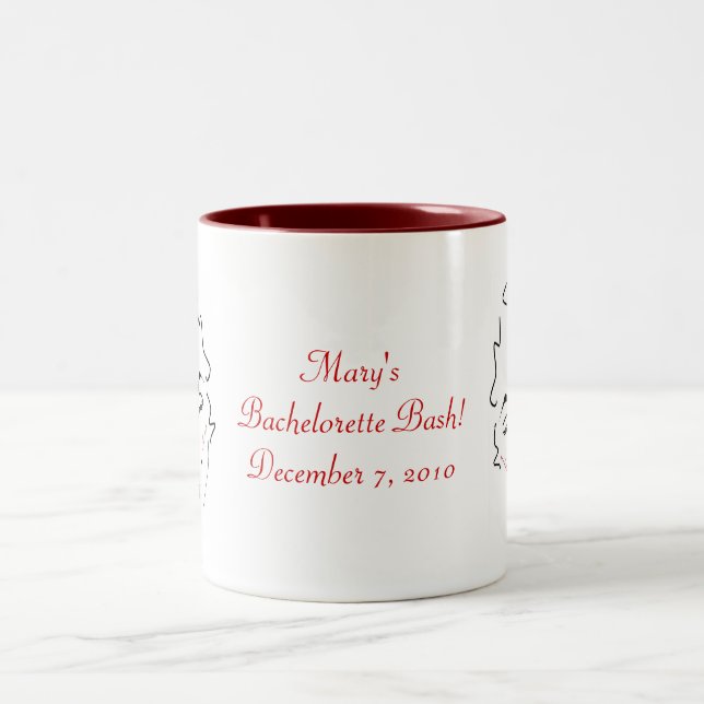 Caneca De Café Em Dois Tons Bachelorette Bash I (Centro)
