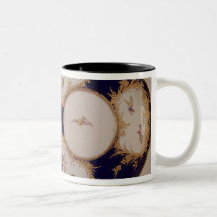 Caneca De Café Em Dois Tons Bacia de Vincennes e suporte, c.1745