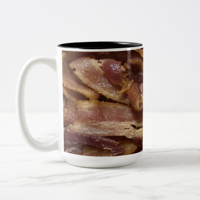 Caneca De Café Em Dois Tons Bacon (Esquerda)