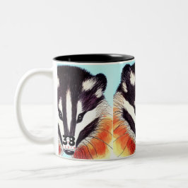 Caneca De Café Em Dois Tons Badger