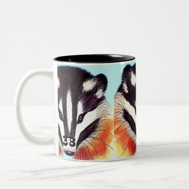 Caneca De Café Em Dois Tons Badger (Esquerda)