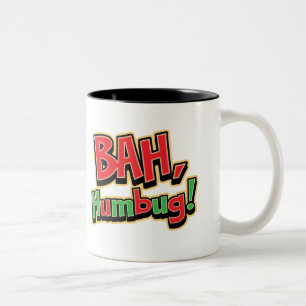 Caneca De Café Em Dois Tons Bah Humbug Mug