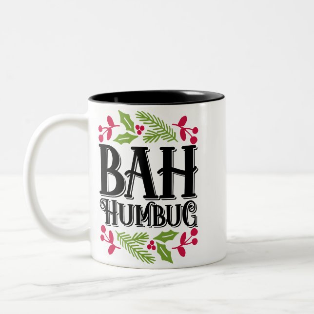 CANECA DE CAFÉ EM DOIS TONS BAHHHHH HUMBUG (Esquerda)