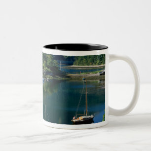Caneca De Café Em Dois Tons Baía dos Bispos, Loch Leven, Ballachullish,