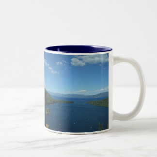 Caneca De Café Em Dois Tons Baía esmeralda