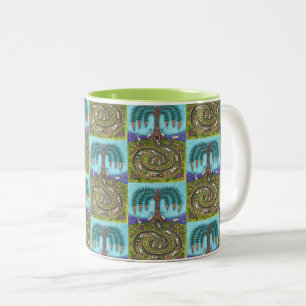 CANECA DE CAFÉ EM DOIS TONS BAIXO DO BURACO DE COELHO, O CARROT WILLOT TREE FO