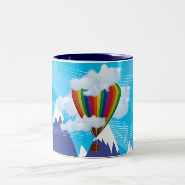 Caneca De Café Em Dois Tons Balão (Centro)