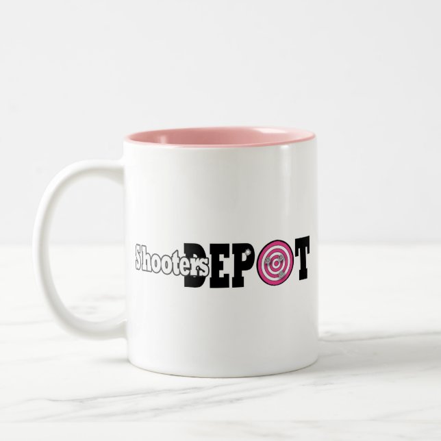Caneca De Café Em Dois Tons balas, pink-logo1 (Esquerda)