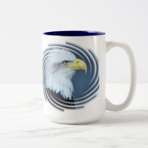CANECA DE CAFÉ EM DOIS TONS BALD EAGLE