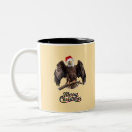 Caneca De Café Em Dois Tons Bald Eagle Natal