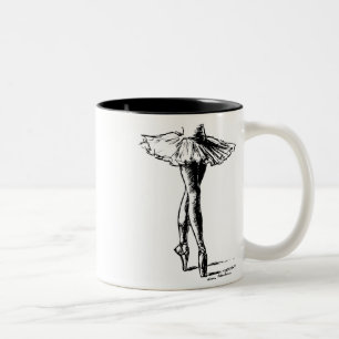 Caneca De Café Em Dois Tons Balé