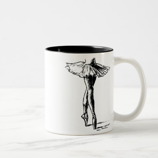 Caneca De Café Em Dois Tons Balé (Direita)