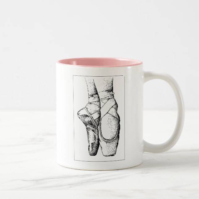 Caneca De Café Em Dois Tons Balé — En Pointe (Direita)