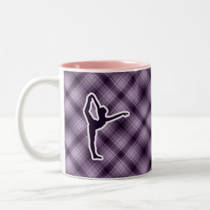 Caneca De Café Em Dois Tons Balé roxo