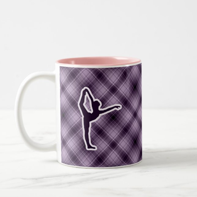 Caneca De Café Em Dois Tons Balé roxo (Esquerda)