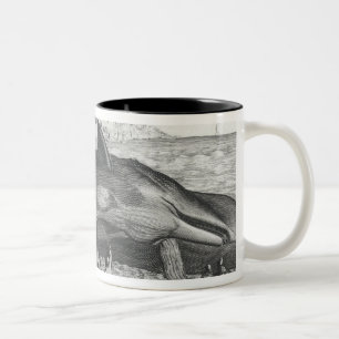Caneca De Café Em Dois Tons Baleia inoperante