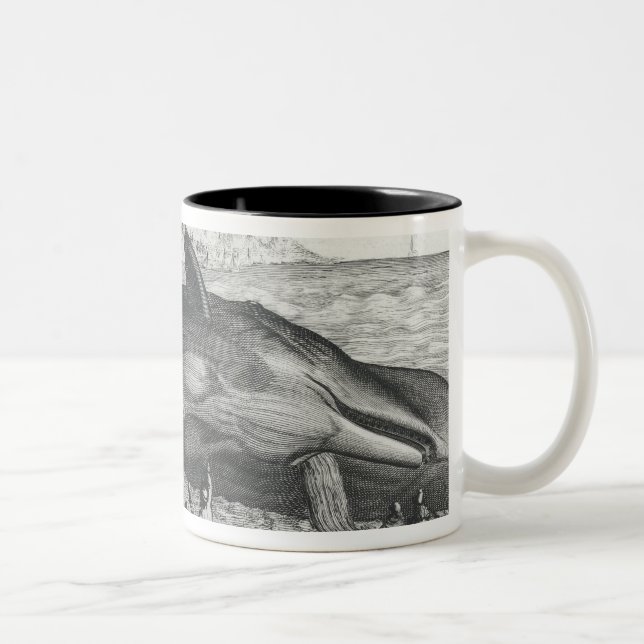 Caneca De Café Em Dois Tons Baleia inoperante (Direita)