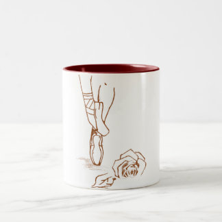Caneca De Café Em Dois Tons ballet_passion