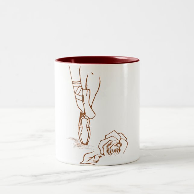 Caneca De Café Em Dois Tons ballet_passion (Centro)