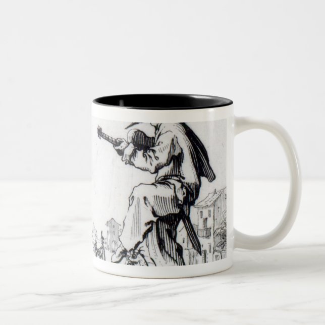 Caneca De Café Em Dois Tons Balli de Sfessania, c.1622 (Direita)