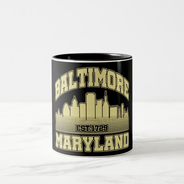 Caneca De Café Em Dois Tons Baltimore, Maryland (Centro)