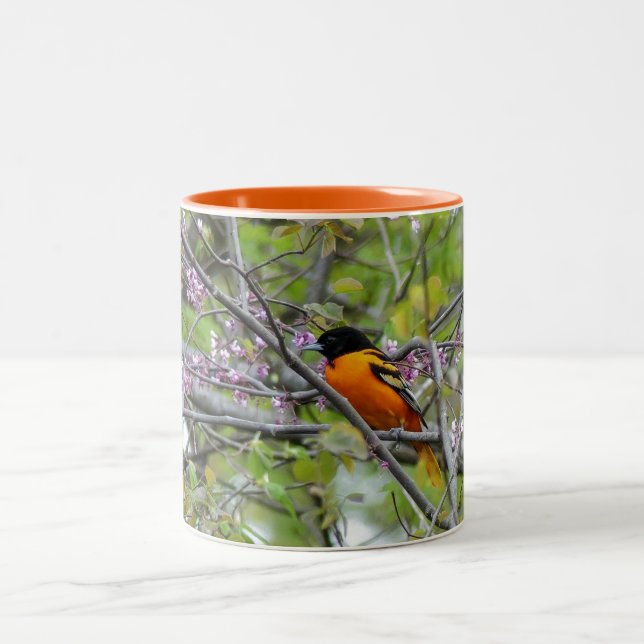 Caneca De Café Em Dois Tons Baltimore Oriole (Centro)