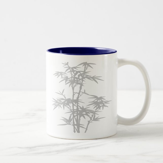 Caneca De Café Em Dois Tons Bamboo Zen - design japonês (Direita)