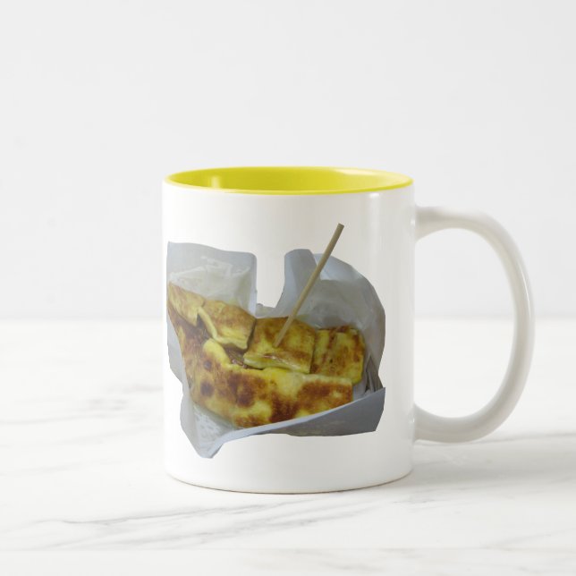 Caneca De Café Em Dois Tons Banana Pancake Roti... Comida da Rua Tailandesa (Direita)