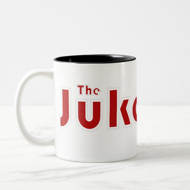Caneca De Café Em Dois Tons Banda da Jukebox Mug! (Esquerda)
