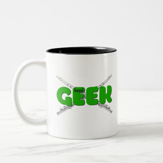 Caneca De Café Em Dois Tons Banda - Flute (Esquerda)
