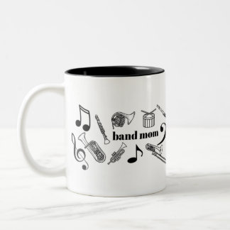 Caneca De Café Em Dois Tons Banda Mãe Mug