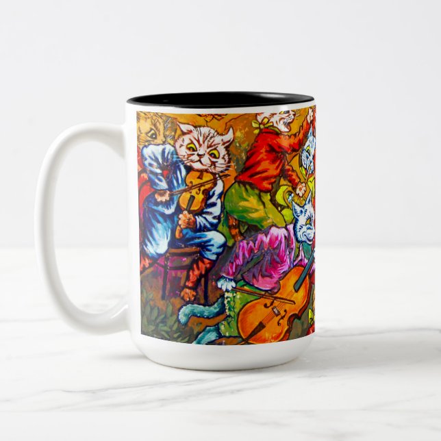 Caneca De Café Em Dois Tons Banda Musical de Cat (Esquerda)