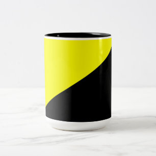 Caneca De Café Em Dois Tons Bandeira Anarcocapitalista
