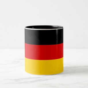 Caneca De Café Em Dois Tons Bandeira da Alemanha