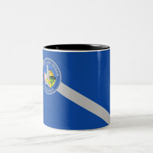 Caneca De Café Em Dois Tons bandeira da cidade de Las Vegas