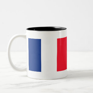 Caneca De Café Em Dois Tons Bandeira da França
