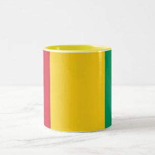 Caneca De Café Em Dois Tons Bandeira da Guiné