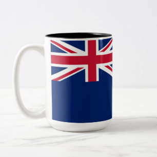 Caneca De Café Em Dois Tons Bandeira das Ilhas Falkland (Território Britânico)