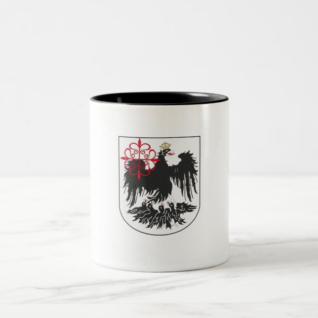 Caneca De Café Em Dois Tons Bandeira de Buenos Aires (Argentina) (Centro)