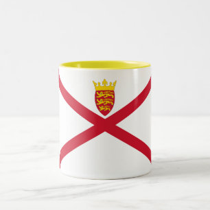 Caneca De Café Em Dois Tons Bandeira de Jersey